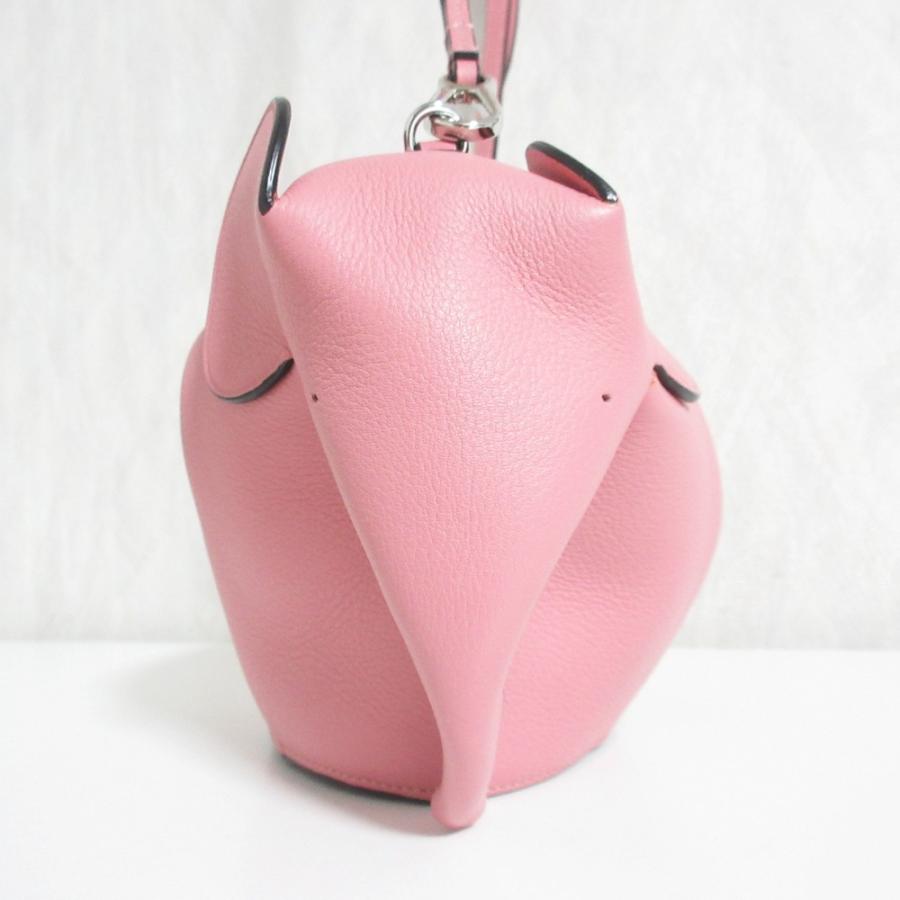 LOEWE（ロエベ） 美品 エレファント レザー ミニショルダーバッグ