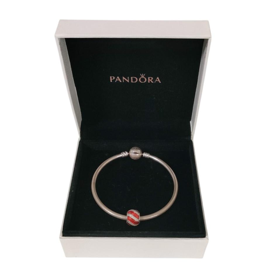 美品 PANDORA ブレスレット PANDORA（パンドラ） 美品 シルバー925 チャーム ブレスレット