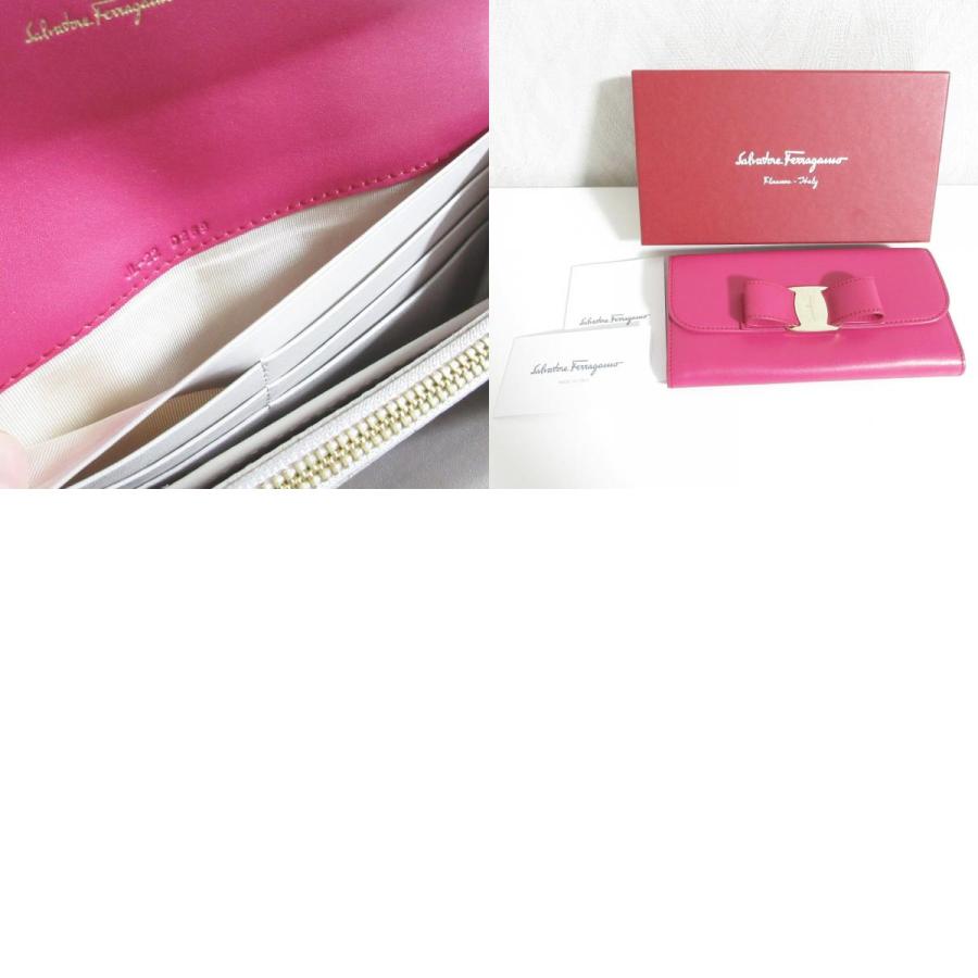 美品 Salvatore Ferragamo サルヴァトーレフェラガモ ヴァラリボン