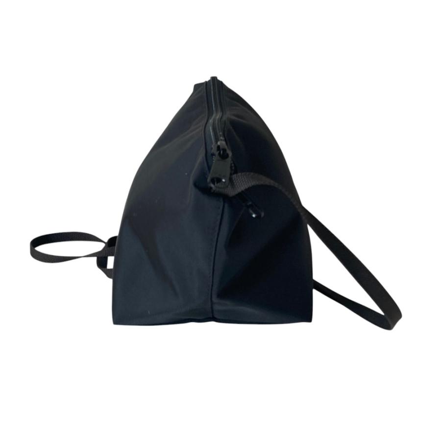 美品　Herve Chapelier　ナイロンショルダーバッグ　 2885　黒 Herve Chapelier（エルベシャプリエ） 美品 2885N ナイロン舟型