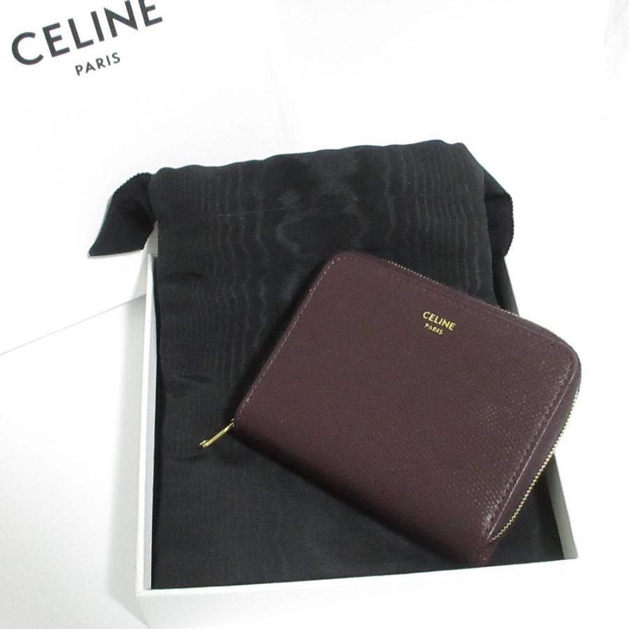 CELINE（セリーヌ） 良品 ラウンドファスナー コンパクトウォレット