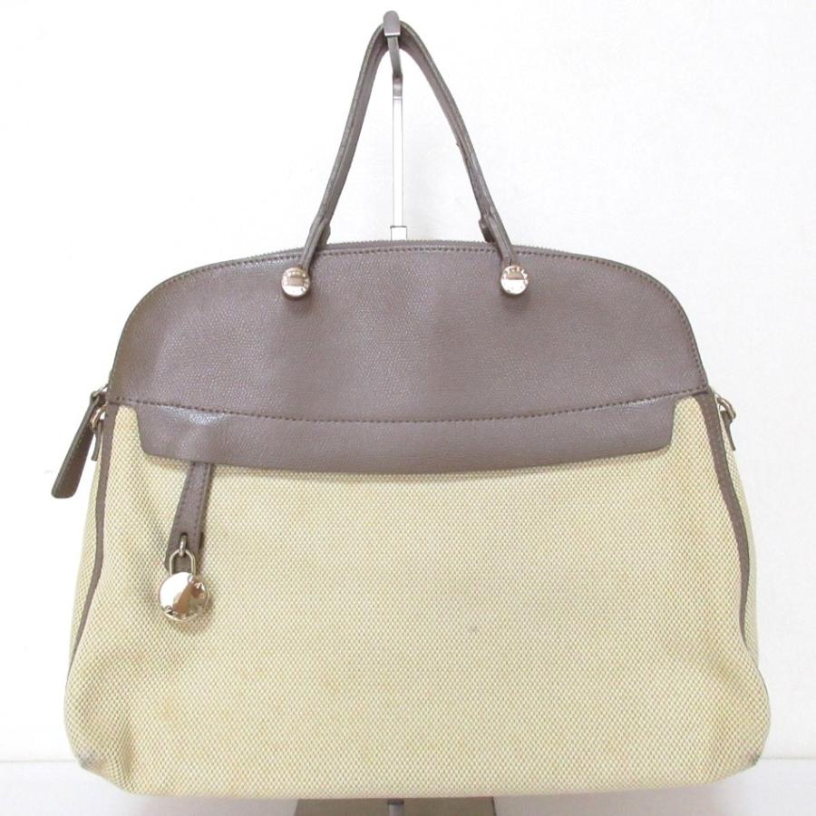 FURLA（フルラ） パイパー キャンバス レザー 2way ショルダーバッグ 