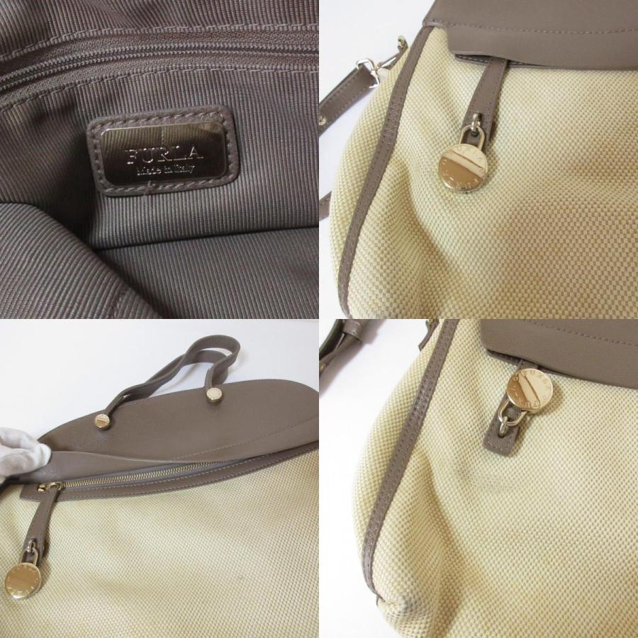 FURLA（フルラ） パイパー キャンバス レザー 2way ショルダーバッグ 