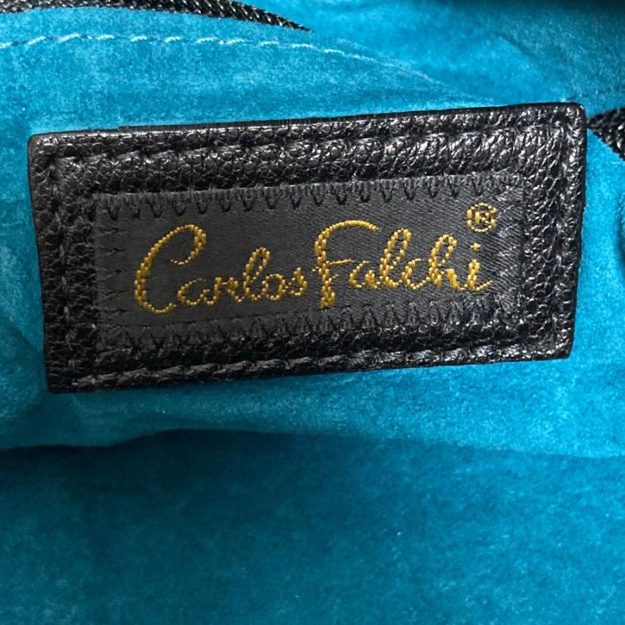 Carlos Falchi（カルロスファルチ） 良品 パイソン レザー 2WAY トート 