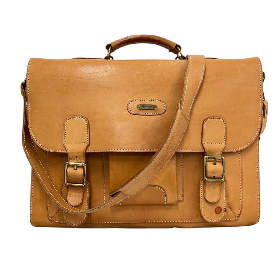 BREE ヌメ革3wayバッグ BREE（ブリー） 良品 ヌメ革 レザー 3WAY 横型 ブリーフケース