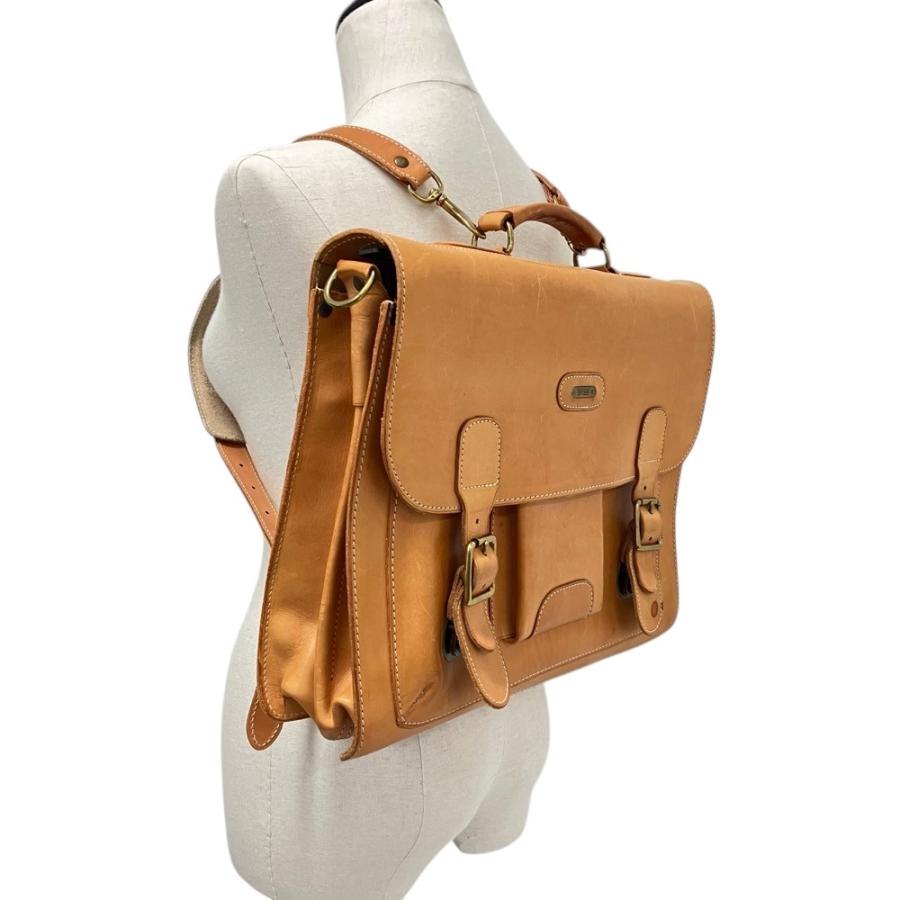 BREE（ブリー） 良品 ヌメ革 レザー 3WAY 横型 ブリーフケース