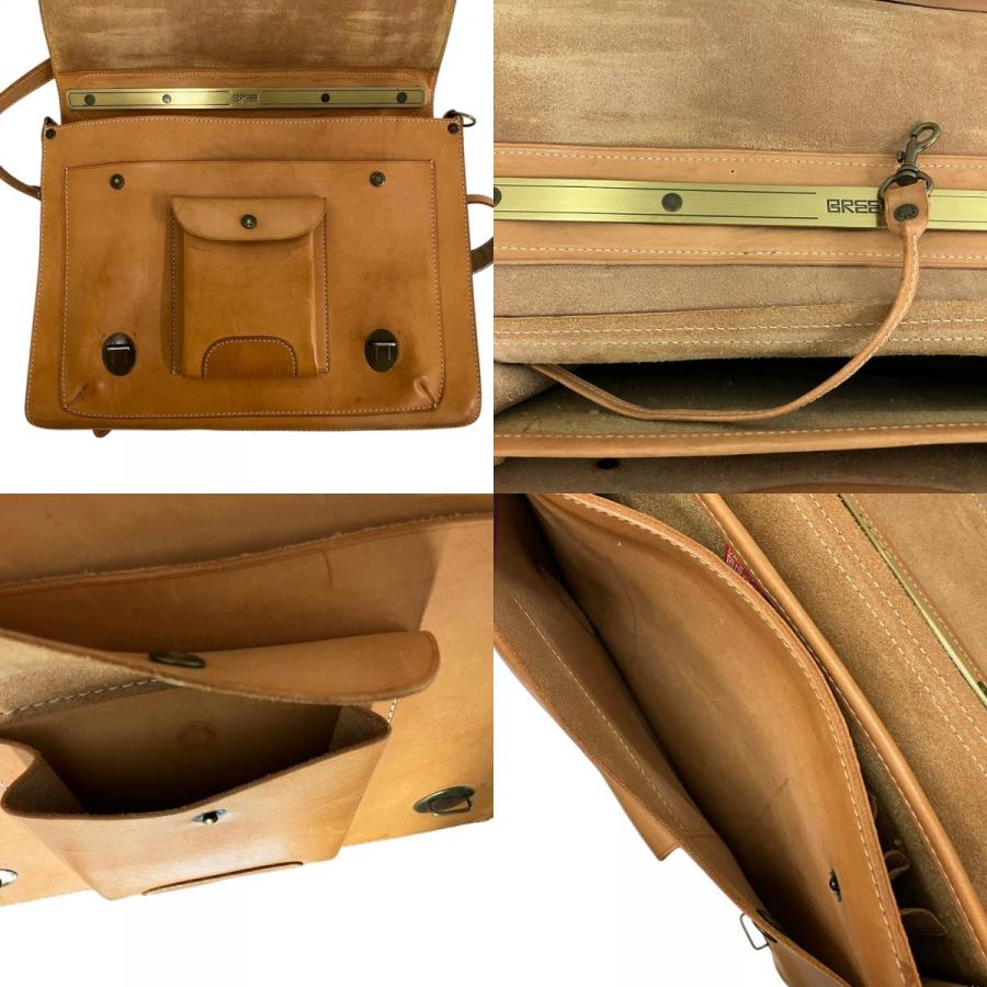 BREE（ブリー） 良品 ヌメ革 レザー 3WAY 横型 ブリーフケース
