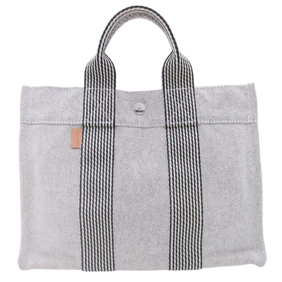 HERMES（エルメス） 美品 ニューフールトゥPM キャンバス トートバッグ