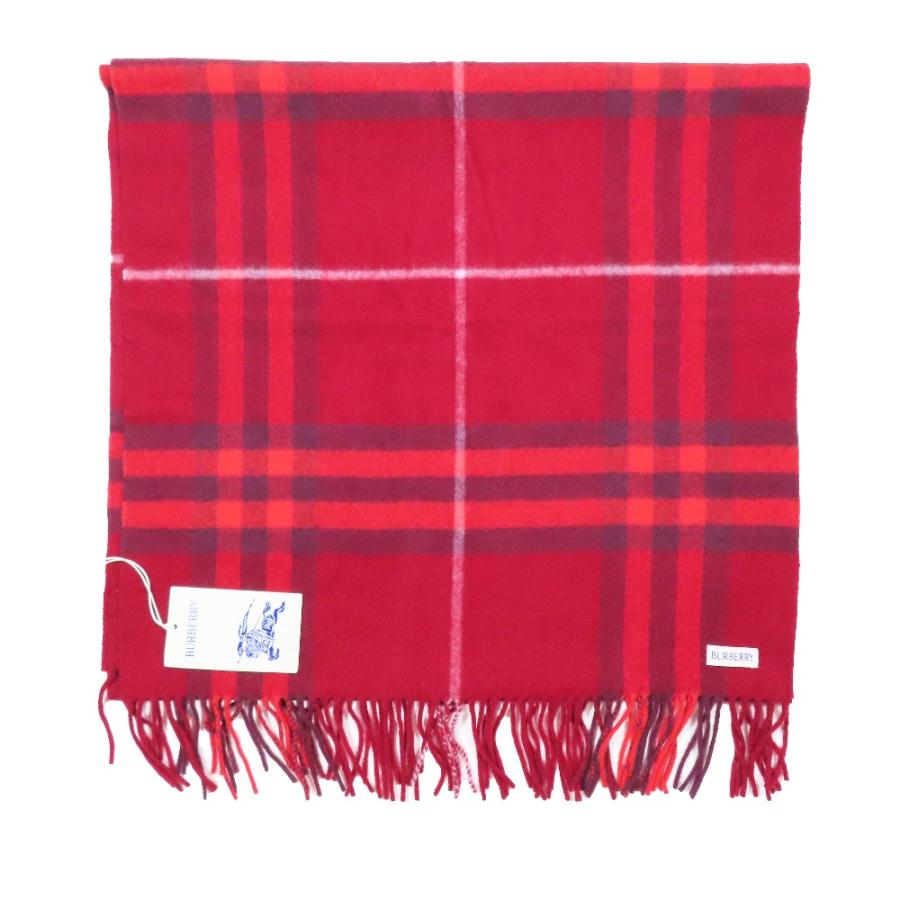 BURBERRY バーバリーロンドン カシミヤ マフラー チェック フリンジ バーバリーBURBERRY カシミヤバーバリーチェックフリンジマフラー