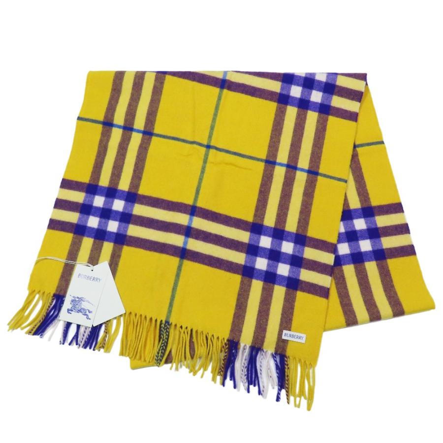 BURBERRY（バーバリー） 未使用 カシミヤ100％ チェック柄 マフラー