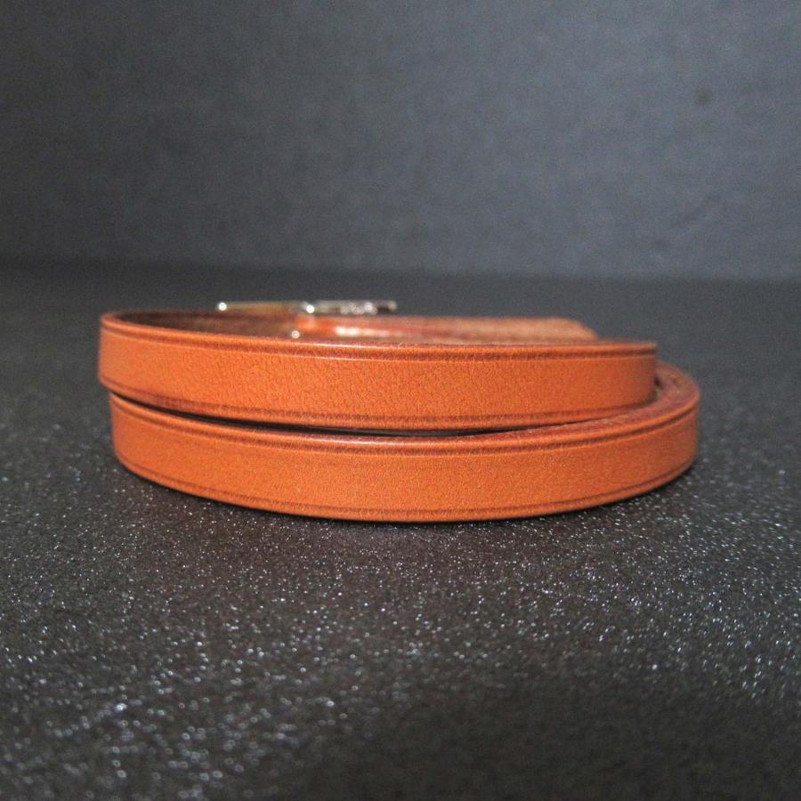✨美品✨エルメス HERMES アピ3 レザー 3連 ブレスレット HERMES（エルメス） 美品 アピ3 レザー 3連ブレスレット □D刻印