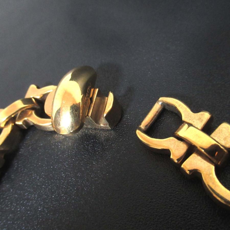 美品 Salvatore Ferragamo サルヴァトーレフェラガモ ガンチーニ 
