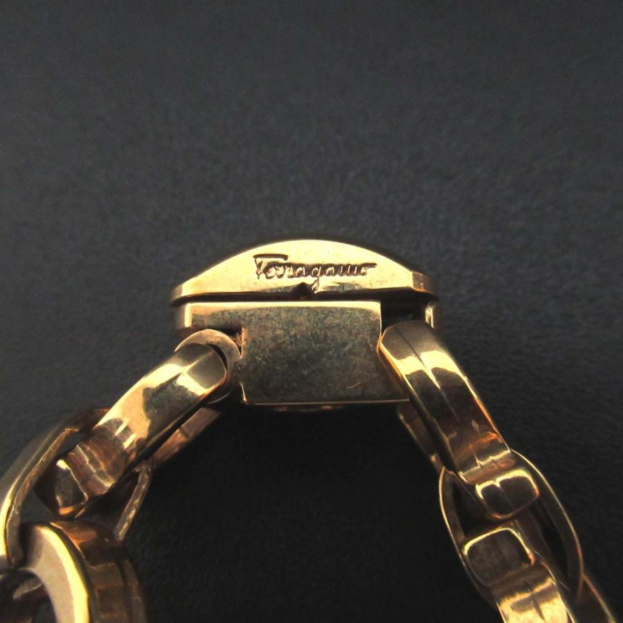 美品 Salvatore Ferragamo サルヴァトーレフェラガモ ガンチーニ 