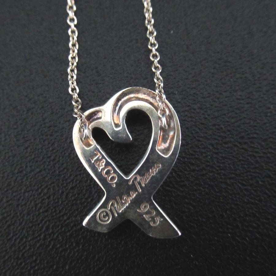 美品 Tiffany&Co ティファニー パロマピカソ ラビングハート ネックレス ペンダント 925SV シルバー レディース 古着 中古_1