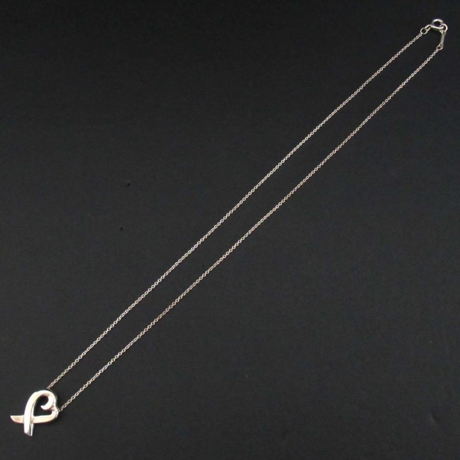 美品 Tiffany&Co ティファニー パロマピカソ ラビングハート ネックレス ペンダント 925SV シルバー レディース 古着 中古_2