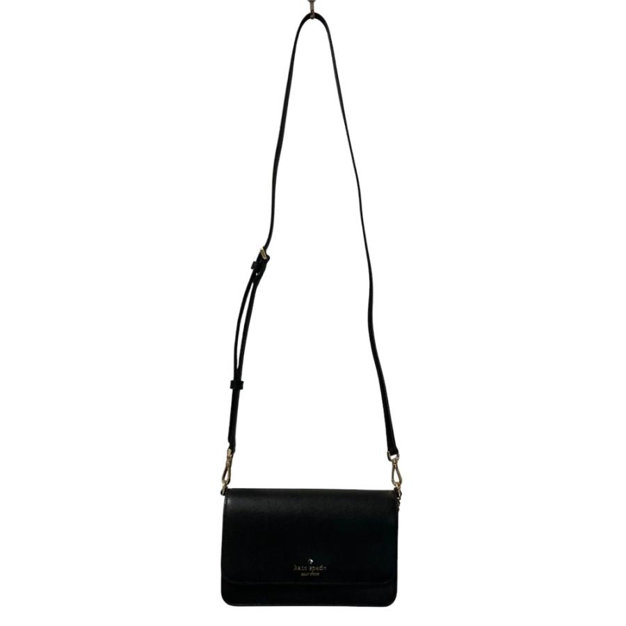 新品✨ケイトスペード ニューヨーク 本革　チェーンショルダー　ブラック　黒 kate spade NEW YORK（ケイト・スペード ニューヨーク） 美品 Kate