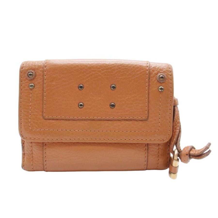 Chloe（クロエ） 良品 Paddington パディントン 二つ折り 財布 レザー