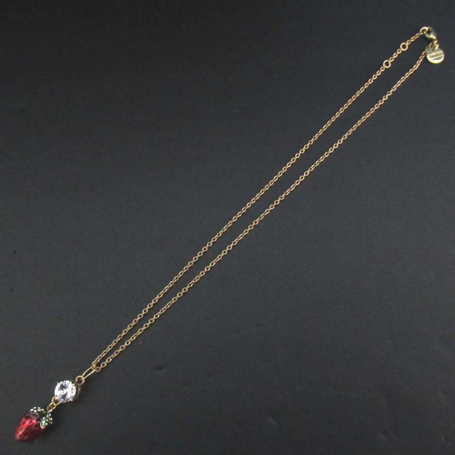miu miu（ミュウミュウ） 美品 いちご ストロベリー ラインストーン