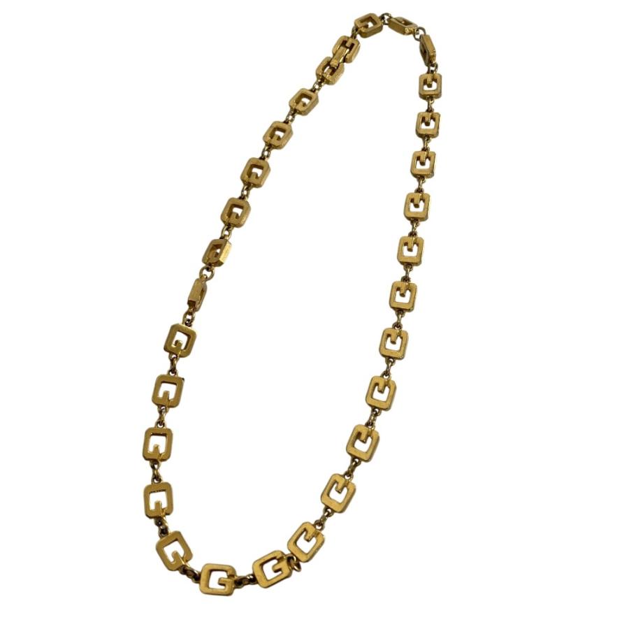 GIVENCHY（ジバンシィ） 良品 ヴィンテージ Gロゴ チェーンネックレス