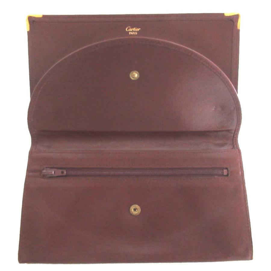 Cartier（カルティエ） 美品 マストライン 二つ折り ロングウォレット