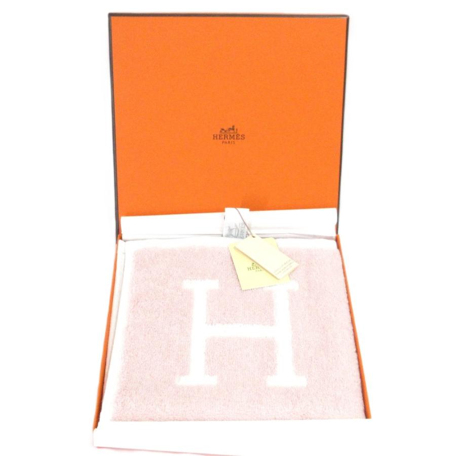 HERMES（エルメス） 未使用 Avalon アヴァロン ハンドタオル ピンク