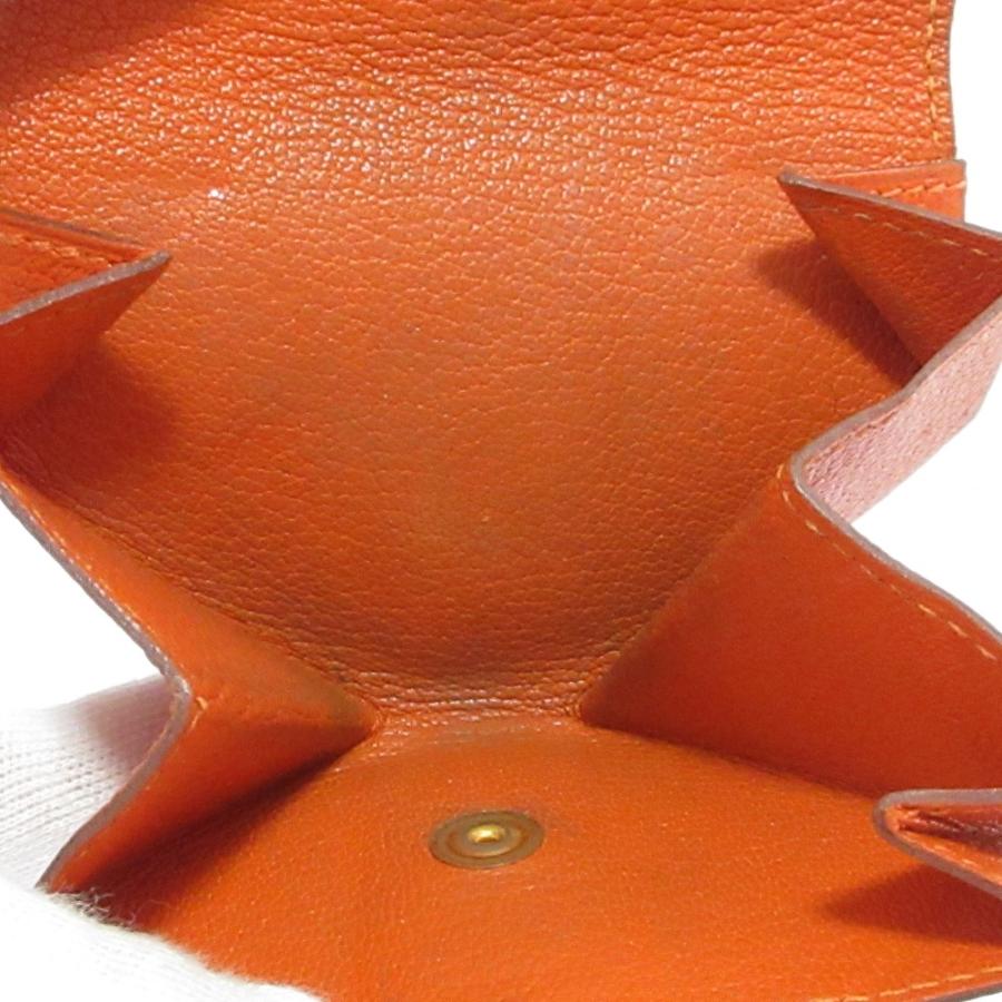 HERMES（エルメス） 良品 ヴァンキャトル コインケース オレンジ 