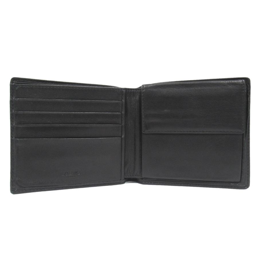 LOEWE（ロエベ） レザー 財布 二つ折り ミニ コンパクト アナグラム 型