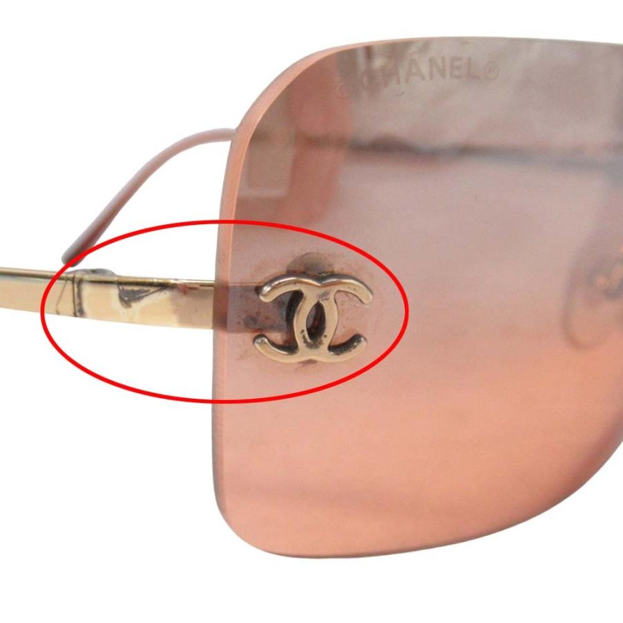 CHANEL（シャネル） 美品 4017 ココマーク リムレス サングラス ミラー