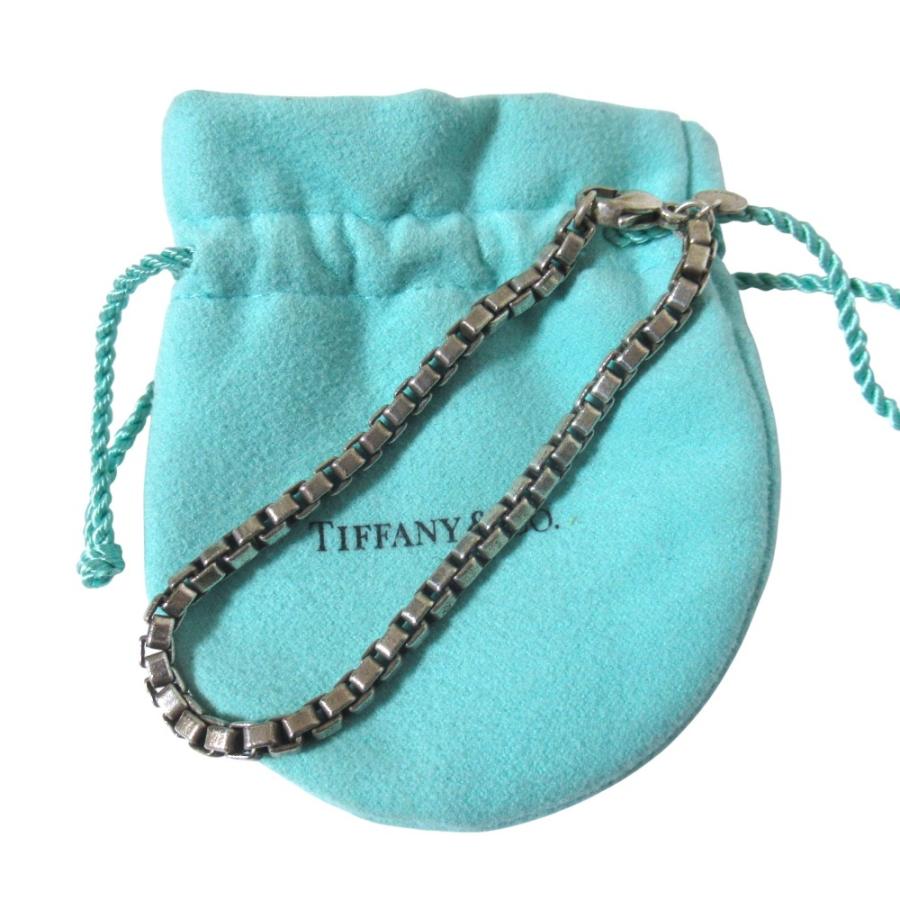 良品 Tiffany&Co ティファニー ベネチアンブレスレット 925SV シルバー メンズ 古着 中古_4