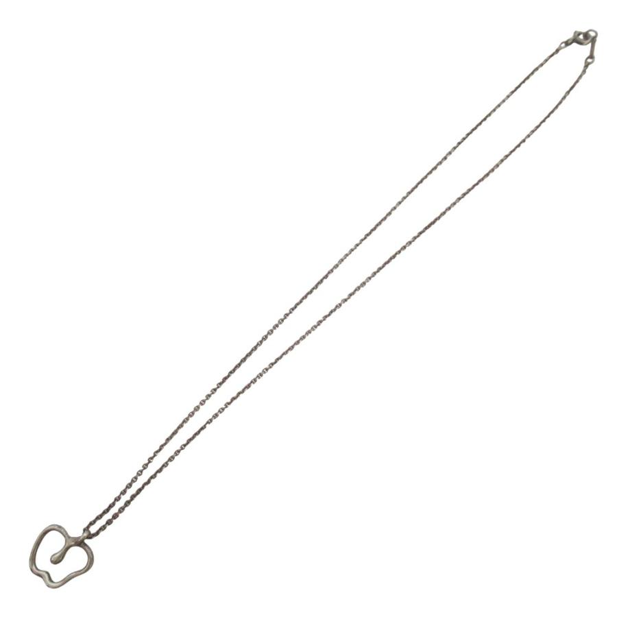 良品 Tiffany&Co ティファニー エルサペレッティ オープンアップル ネックレス ペンダント 925SV シルバー レディース 古着 中古_2