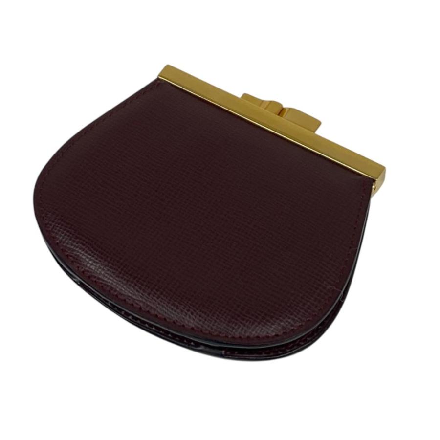 ✨美品✨カルティエ マストライン がま口 ケース ボルドー 金具 Cartier（カルティエ） 美品 マストライン がま口 コインケース