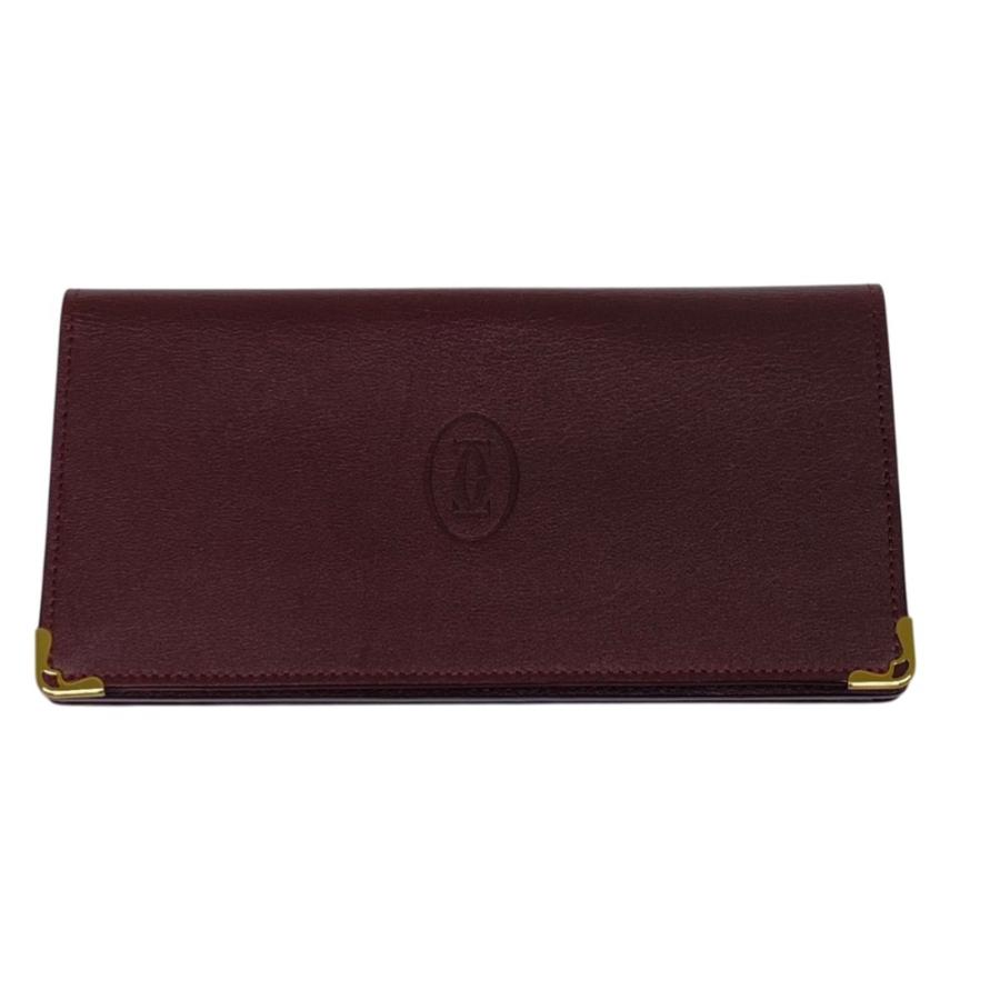 Cartier（カルティエ） 新品同様 マストライン 二つ折り長財布 ロング 