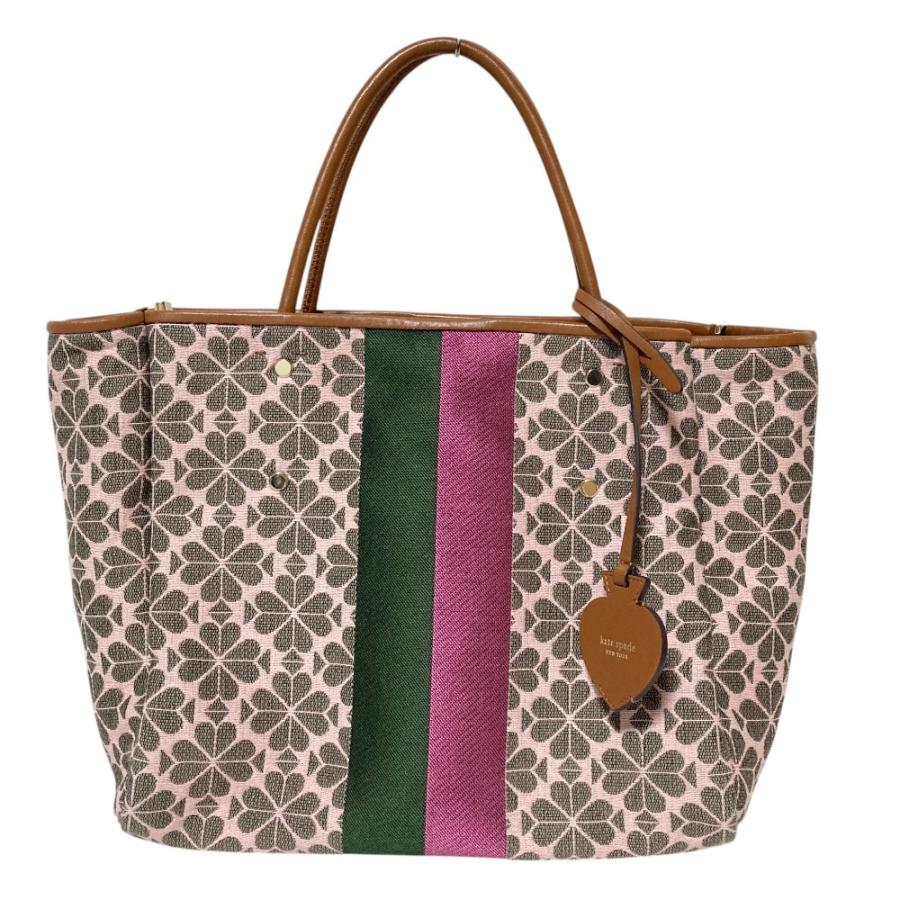 【極美品】kate spade スペード フラワー ジャカード トートバッグ kate spade NEW YORK（ケイト・スペード ニューヨーク） 新品同様 kate