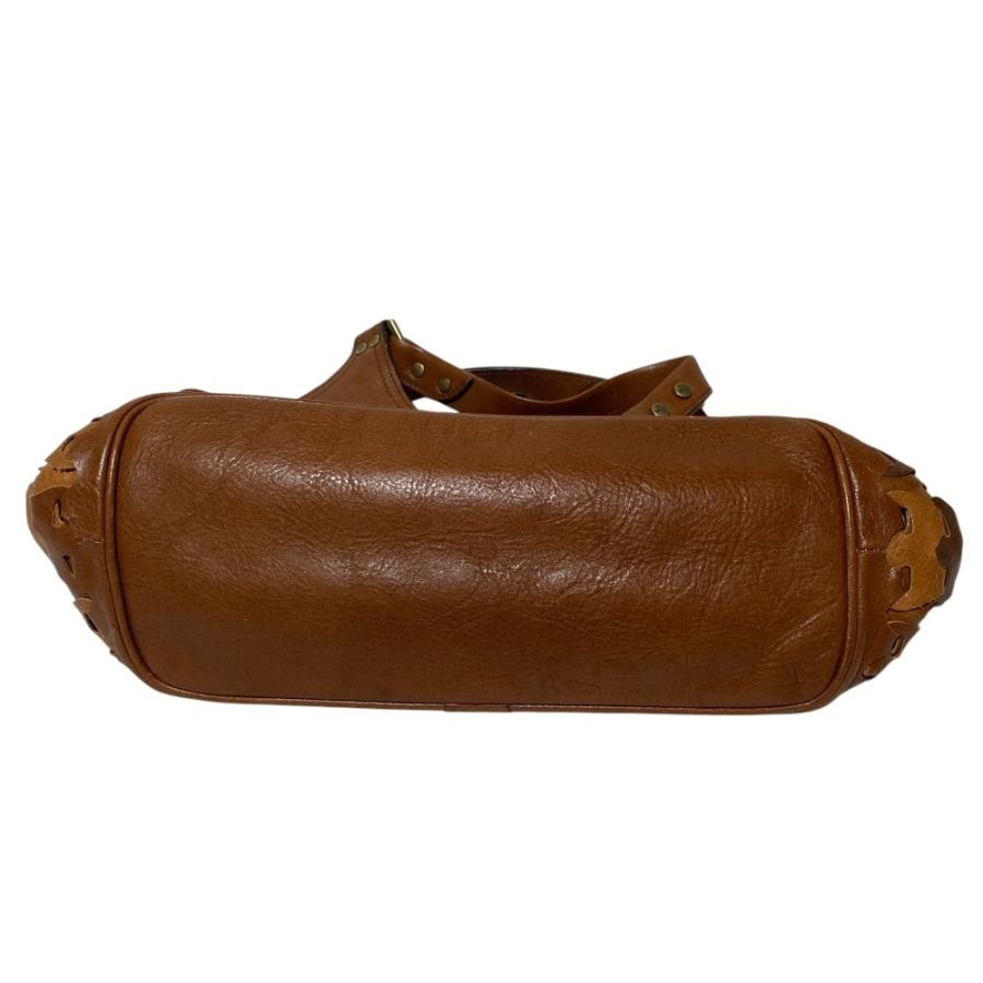 Mulberry（マルベリー） 良品 編み込みレザー トートバッグ ブラウン
