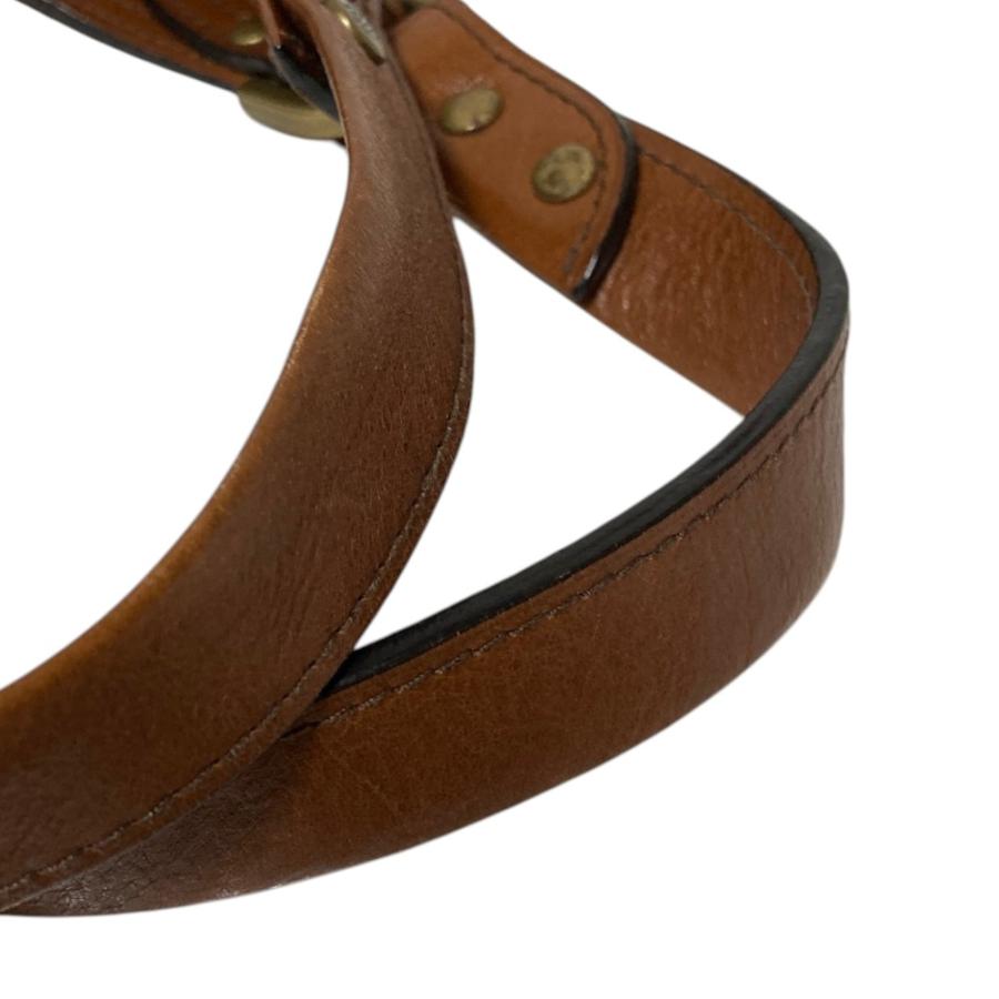 Mulberry（マルベリー） 良品 編み込みレザー トートバッグ ブラウン