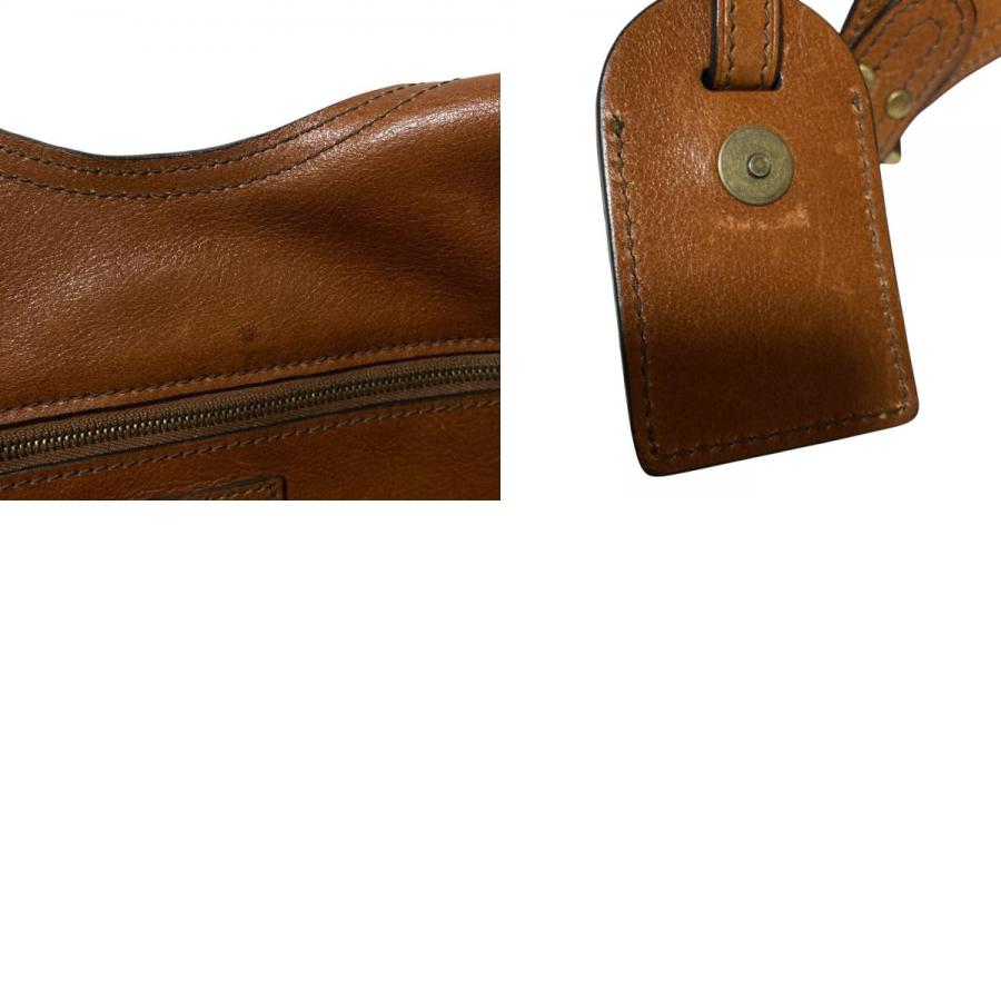 良品 MULBERRY マルベリー レザー メモ帳 カバー ノート ブラウン メンズ レディース 古着 中古 USED Mulberry - 良品 MULBERRY マルベリー レザー メモ帳 カバー ノート