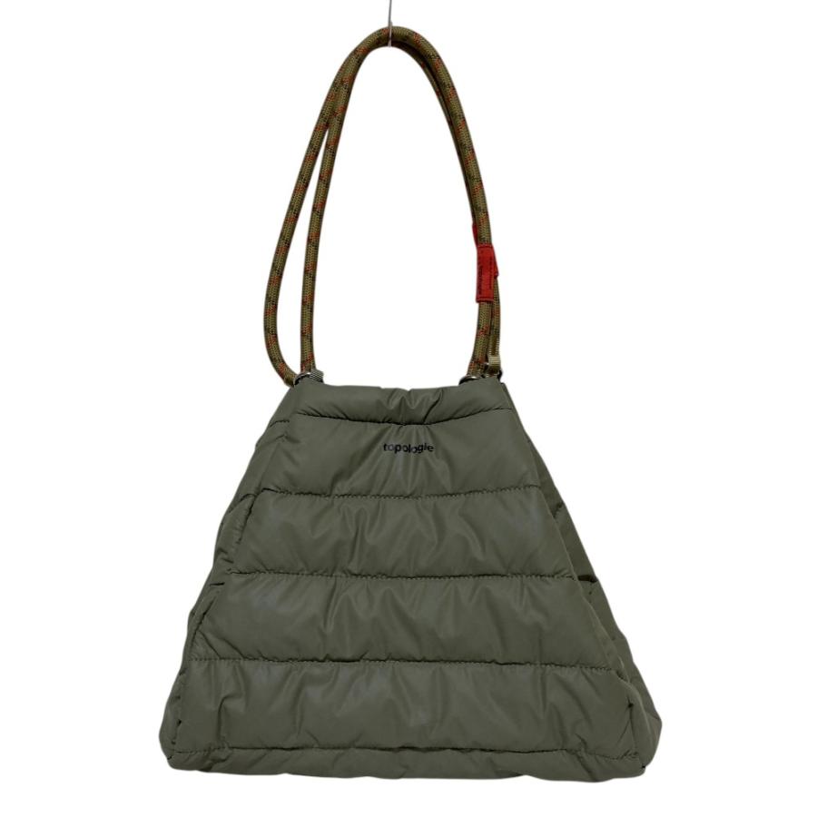 Topologieトポロジー トMarche Tote Large ートバッグ緑 Topologie（トポロジー） 良品 Marche Tote 2WAY トートバッグ カーキ
