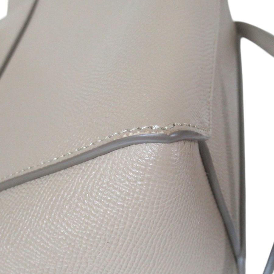 美品 CELINE セリーヌ ベルトバッグ ナノ 2WAY ハンドバッグ ショルダーバッグ グレージュ レディース 古着 中古 USED CELINE（セリーヌ） 美品 ベルトバッグ ナノ 2WAY ハンドバッグ