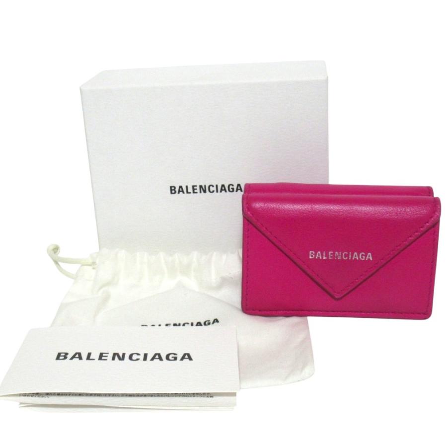 BALENCIAGA（バレンシアガ） 良品 ペーパー ミニウォレット コンパクト