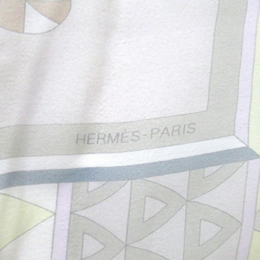 HERMES（エルメス） 美品 カレ140 CHEVAUX DE KARNAK カルナック神殿の