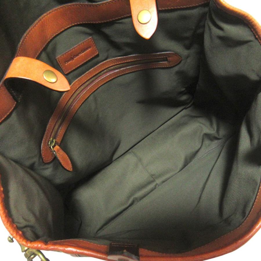 POLO RALPH LAUREN（ポロ・ラルフローレン） 美品 レザー×キャンバス