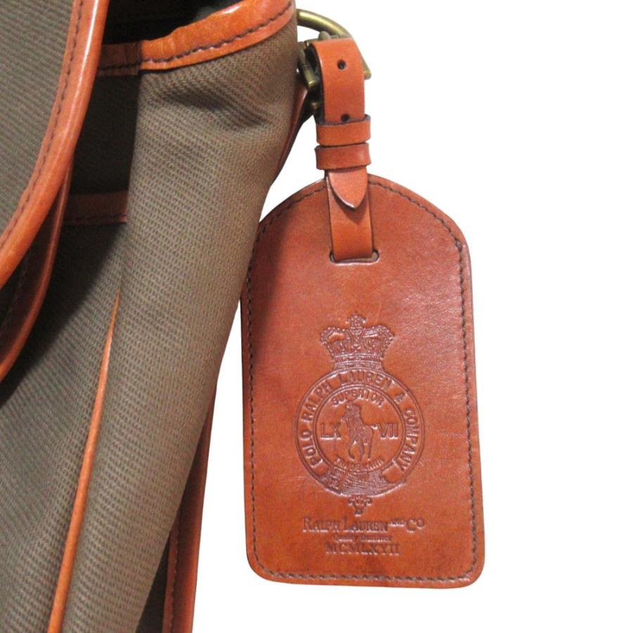 POLO RALPH LAUREN（ポロ・ラルフローレン） 美品 レザー×キャンバス