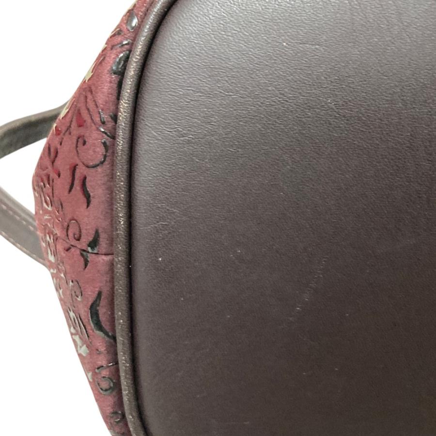 印傳屋（INDEN-YA） 良品 インデンヤ 甲州印伝 花唐草 レザー