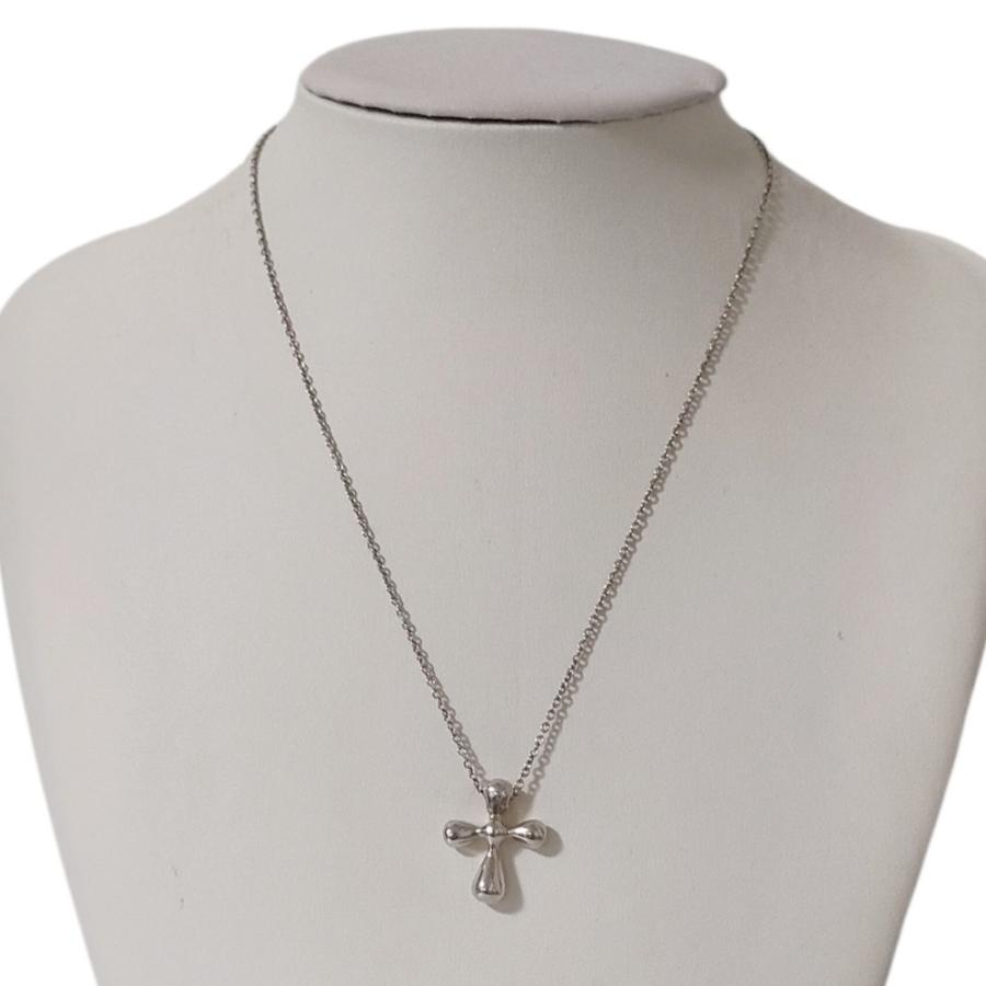 Tiffany & Co. ネックレス　スモールクロス　シルバー925 TIFFANY&Co.（ティファニー） 美品 TIFFANY&Co スモールクロス