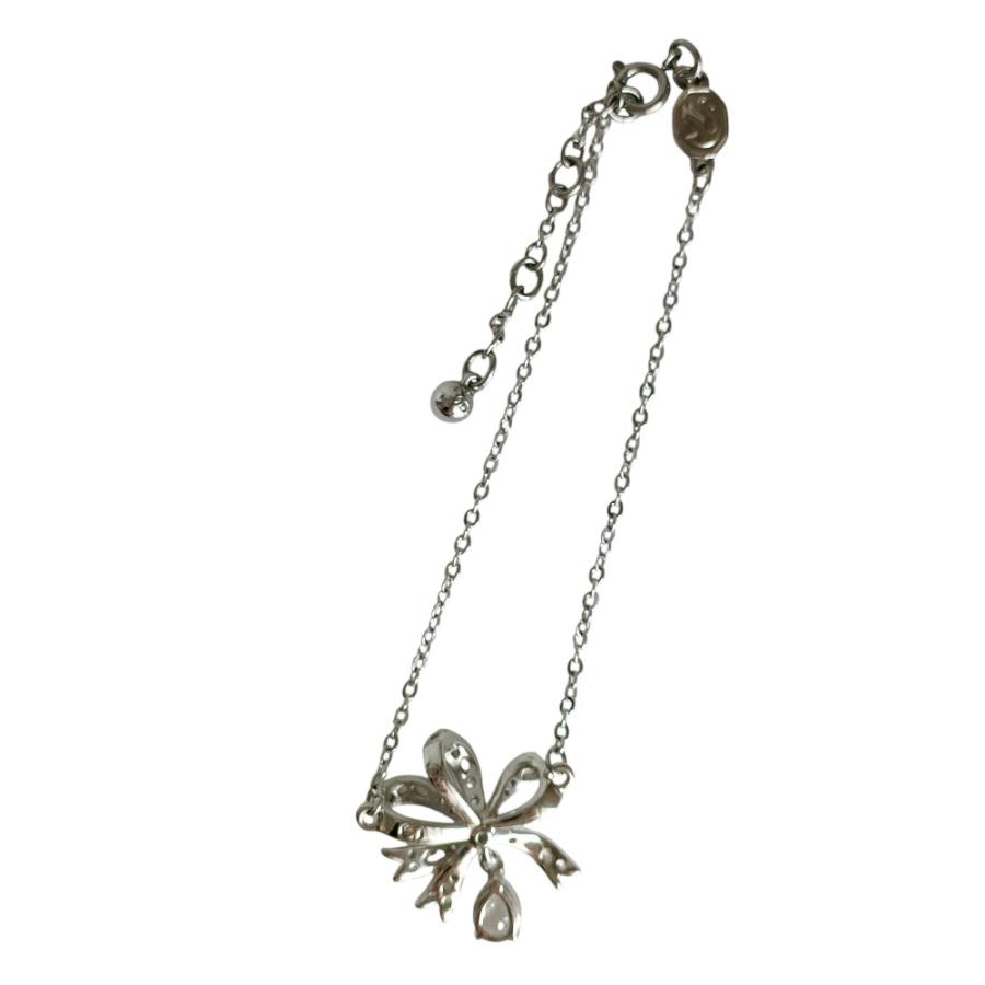 SWAROVSKI（スワロフスキー） 新品同様 リボンモチーフ ラインストーン