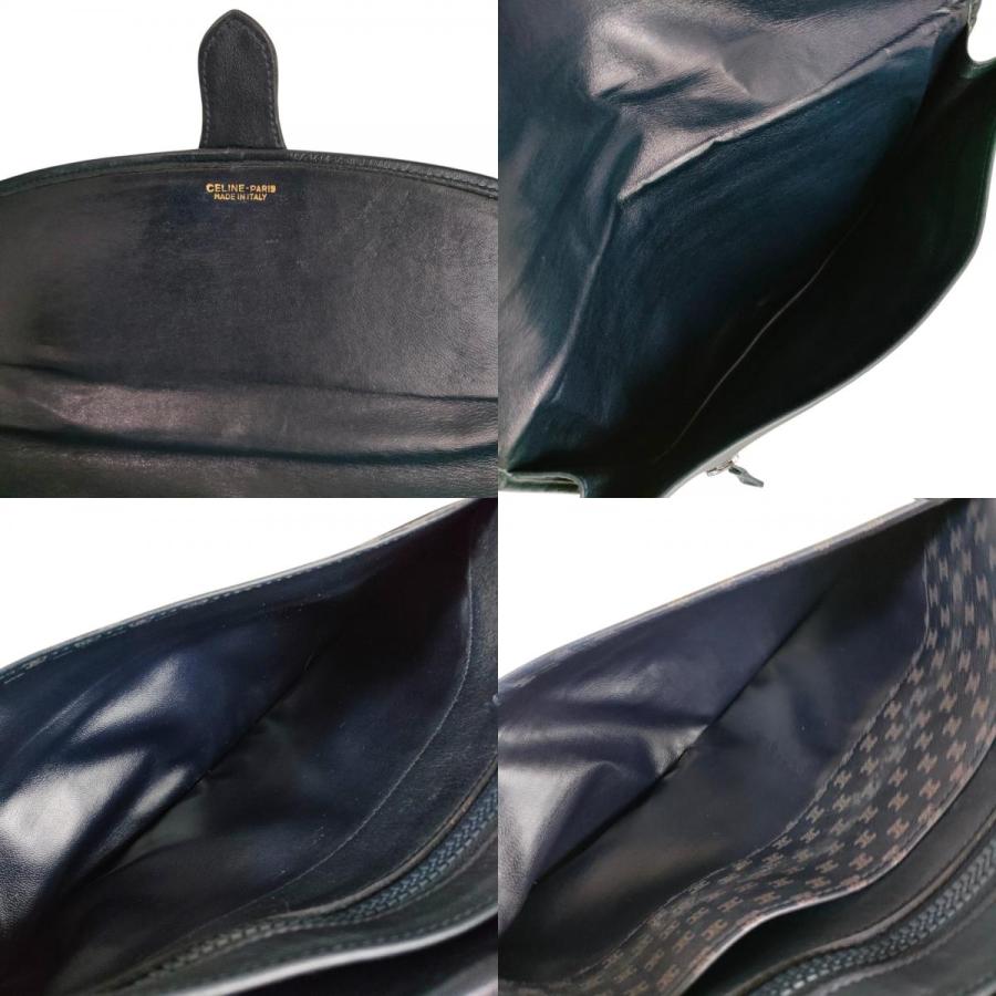 CELINE（セリーヌ） ヴィンテージ マカダム柄 クラッチバッグ ブラック