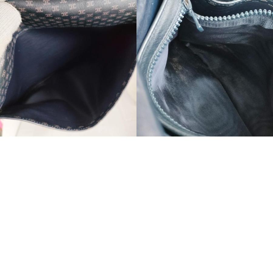 CELINE（セリーヌ） ヴィンテージ マカダム柄 クラッチバッグ ブラック