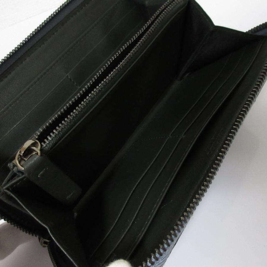 JIMMY CHOO（ジミーチュウ） 美品 ロゴ金具 クロコエンボス ラウンド