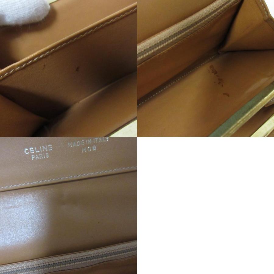 CELINE（セリーヌ） ヴィンテージ マカダム柄 PVC レザー がま口