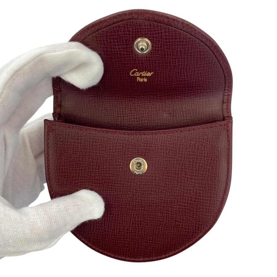 Cartier（カルティエ） 新品同様 マストライン コインケース ボルドー